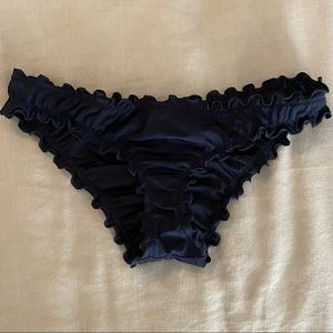 Ruffled bikini bottom